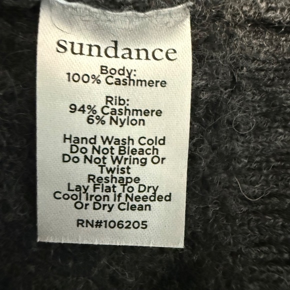 Sundance SONJA CASHMERE DRESS charcoal Size S - Picture 10 of 10